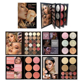 Beteligir estuche todo en uno, paleta de sombras para maquillajes completos durante todo el día