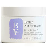 Better Not Younger Silver Lining: bote de mascarilla para cabello plateado con hidratación.
