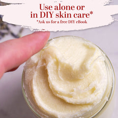 Better Shea Butter Cupuacu Manteca Raw aplicación manual suave.