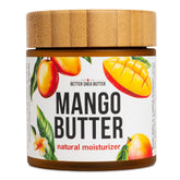 Better Shea Butter manteca de mango pura para piel y cabello, hidratación suave.