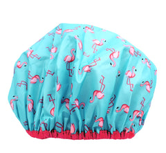 Gorra con forro PEVA protege el peinado durante la ducha.