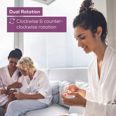 Beurer MP32 dual rotation supports clockwise or counterclockwise use.