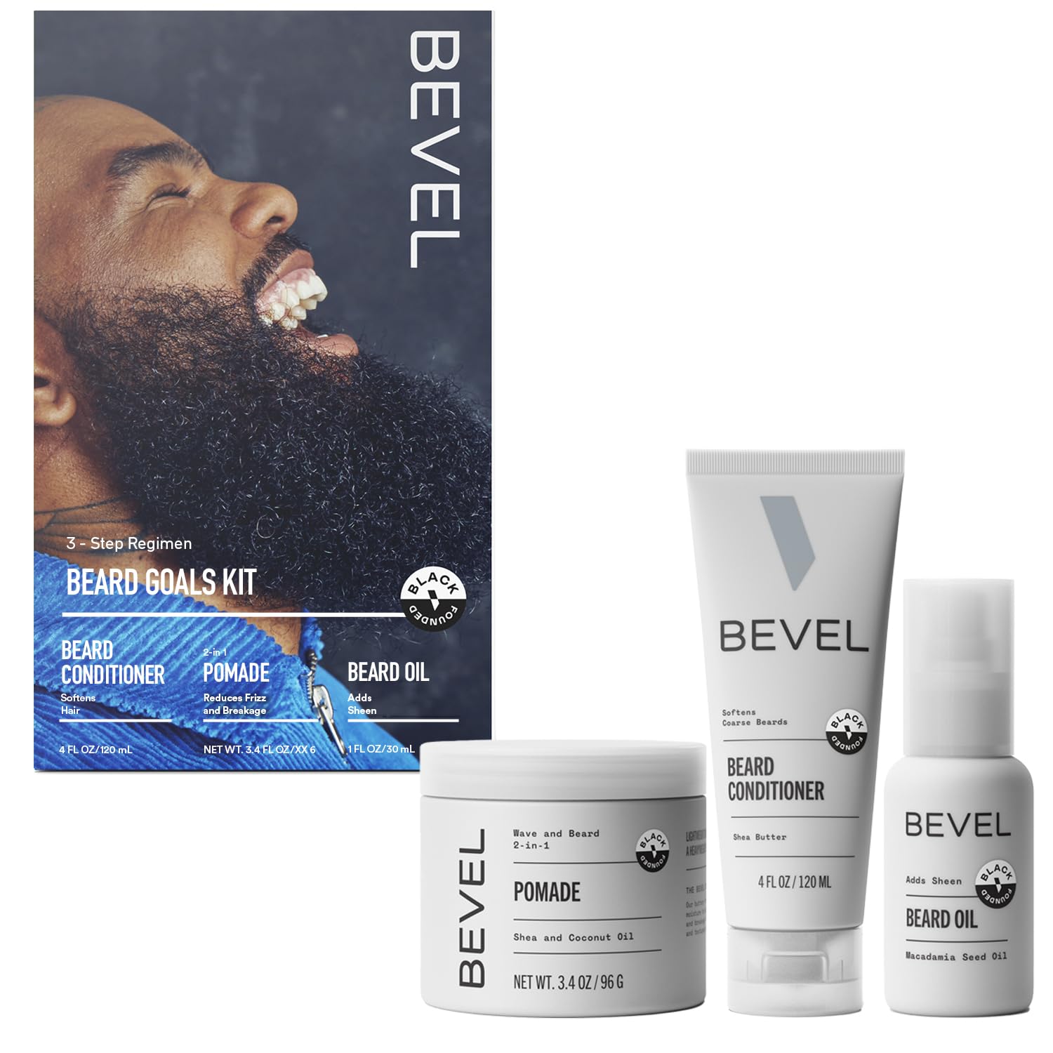 Bevel Barba Suavizante: suaviza la barba y facilita el peinado diario.
