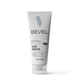 Bevel Essentials gel claro para afeitado que permite ver y detallar con precisión.
