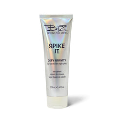 Beyond the Zone Spike It cemento para cabello en botella, fijación intensa sin peso.