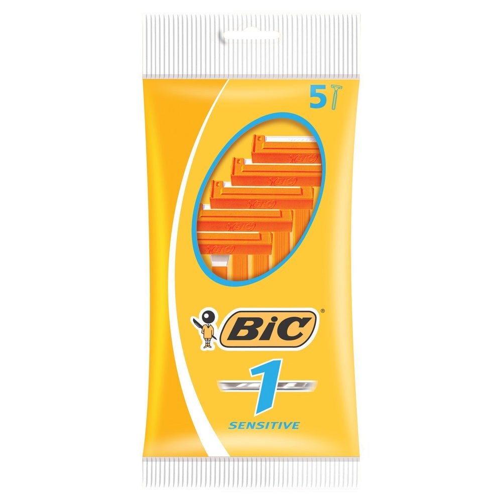 BIC Men Classic Sensitive: maquinilla desechable para piel sensible, afeitado cómodo.