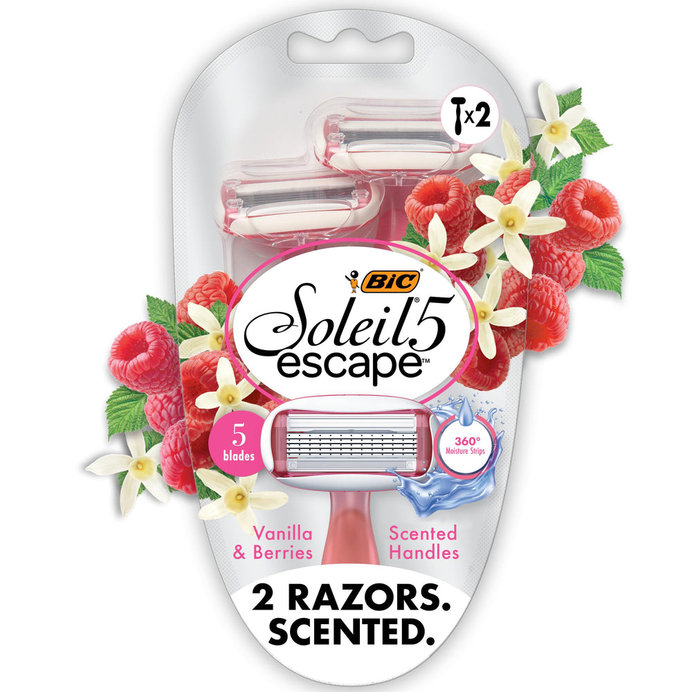 BIC Soleil 5 Escape con agarre ergonómico para control y comodidad.