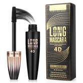 Bieyoc Mascara 4D Seda: botella y estuche elegante para look duradero.
