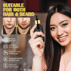Bieyoc Minoxidil Sérum: crecimiento de cabello más visible y densidad.