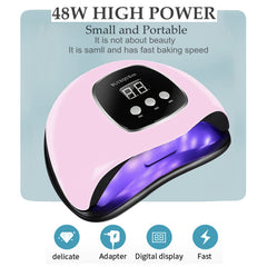 BIGBEAR LUZ-UV Sensor Automatico: cura uñas sin esfuerzo.