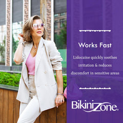 Bikini Zone aplicacion suave tras el afeitado en zona bikini.