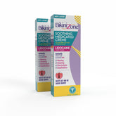 Bikini Zone crema post-afeitado lidocaina, alivio rapido para irritacion