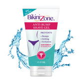 Bikini Zone gel anti irritacion en botella, sensacion suave para piel sensible