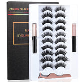 Pestañas 3D naturales de BILEYCHA para un look suave y cómodo.