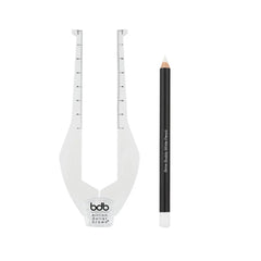 Billion Dollar Brows Brow Buddy Contorno: plantilla para cejas, facilita cejas simétricas y acabado profesional.
