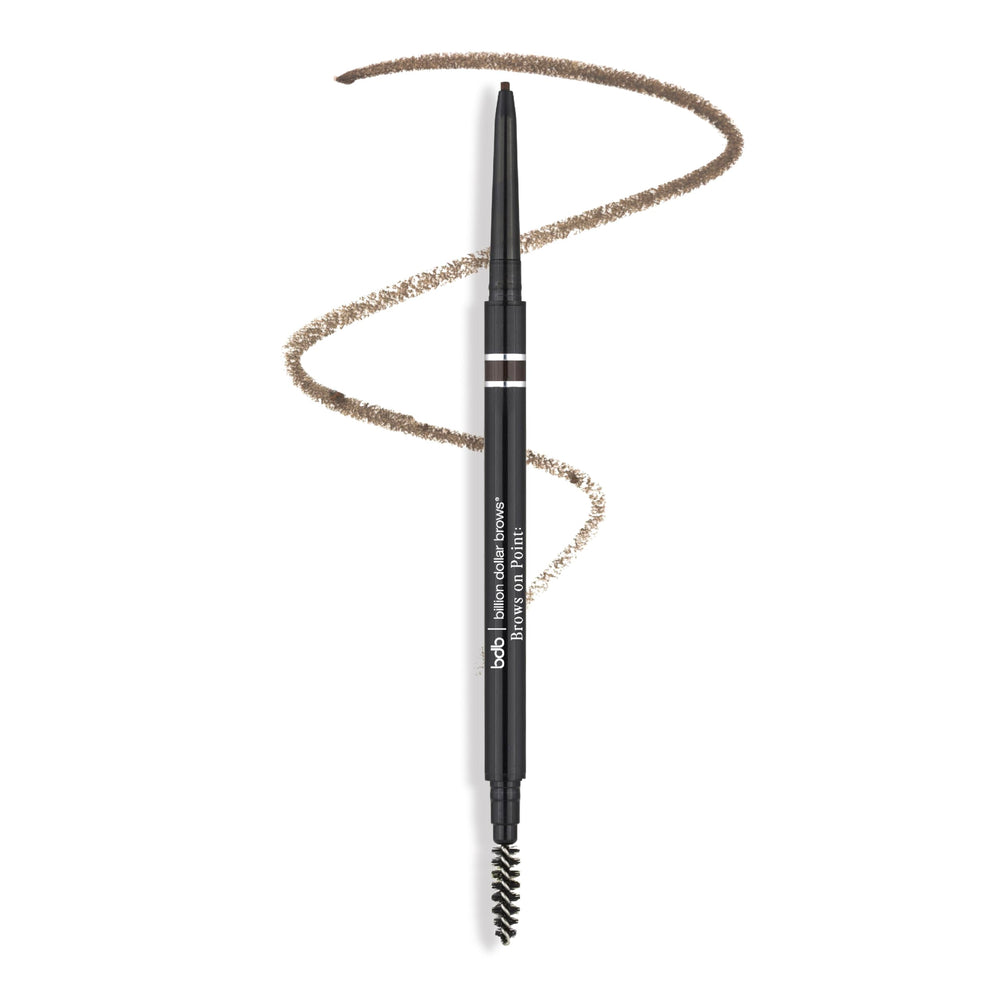 Billion Dollar Brows Brows On Point micro brow pencil taupe tip for precise hair-like strokes