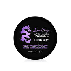 Frasco Lunatic Fringe Pomada Billy Jealousy de 3 oz con fijación fuerte y brillo.