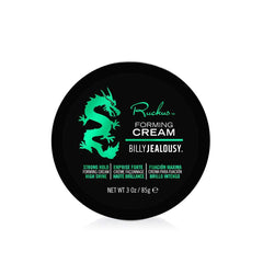 Ruckus Billy Jealousy crema formadora en bote para fijación flexible y natural.