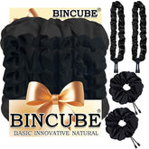 BINCUBE Afro Puff Scrunchie con ajuste suave para peinados afro sin frizz