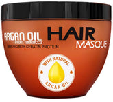 BINGO HAIR CARE Mascarilla Argán Marroquí, textura cremosa para hidratación profunda.