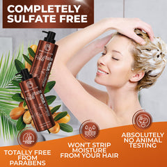 Bingo Hair Care: textura-acondicionador-argan cabello suave y controlado