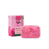 Biofresh Cosmetics jabón Rosa de Bulgaria, barra de 100 g, aroma suave para piel sensible.