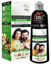 BIOGREEN ROOTS Champú Herbal sin amoniaco, cabello suave y nutrido sin irritación.