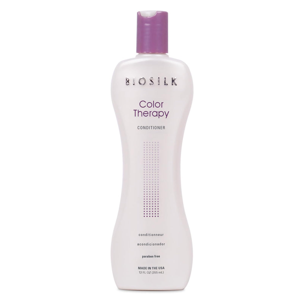 BioSilk Color Therapy acondicionador hidrata y protege el color para cabello suave