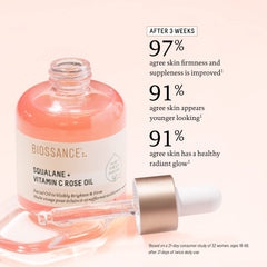 BIOSSANCE Chios Crystal Oil con aroma a rosa damascena para experiencia sensorial