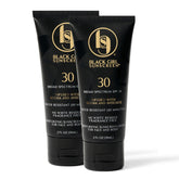 Bouteille BLACK GIRL SUNSCREEN 2oz SPF30 pour visage et corps, protection légère.