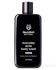 Black Wolf jabon cuerpo vertido, limpieza profunda para piel propensa a imperfecciones
