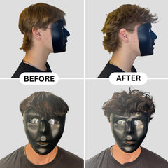 Cabello texturizado con acabado seco y ausencia de grasa con BlackMask