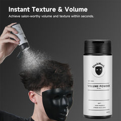 BlackMask Texture Poudre – finition sèche sans gras.