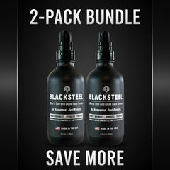 Sérum BLACKSTEEL, texture légère et non grasse pour une routine masculine.