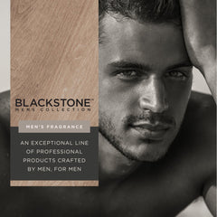 Blackstone envase frontal con detalle de diseño elegante para trabajo y eventos.