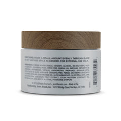 Blackstone Thickening Fiber Paste swatch highlights natural hold with a matte, non-greasy finish.