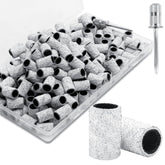 BLESWIN banda lijado 150 grit para uñas con mandril 3/32, ideal para acrílico