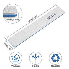 Lima esmerilada BLESWIN 180/240, duradera y lavable para uso prolongado.