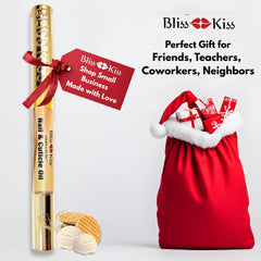 Bliss Kiss aceite de jojoba y vitamina E: nutrición para uñas y cutículas.