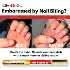 Bliss Kiss aplicación rápida para cutículas con bolígrafo práctico.