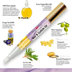 Fórmula Bliss Kiss con jojoba y vitamina E para uñas flexibles