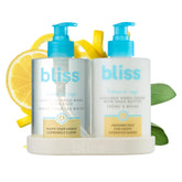 Bliss Lemon & Sage – Lavage mains en bouteille, douceur et parfum citronné.