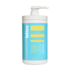 Gel de ducha Bliss Espumoso Limón y Salvia: botella volcada para ritual revitalizante