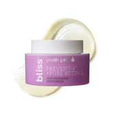 Bliss Retinol crema de día suave para hidratación y tono uniforme.