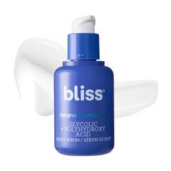 Sérum nocturno Bliss renovador para la piel al despertar.