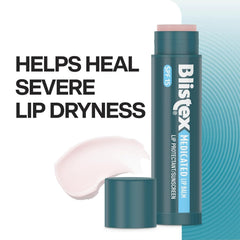 Blistex sellado de humedad para labios más suaves y sin sequedad.