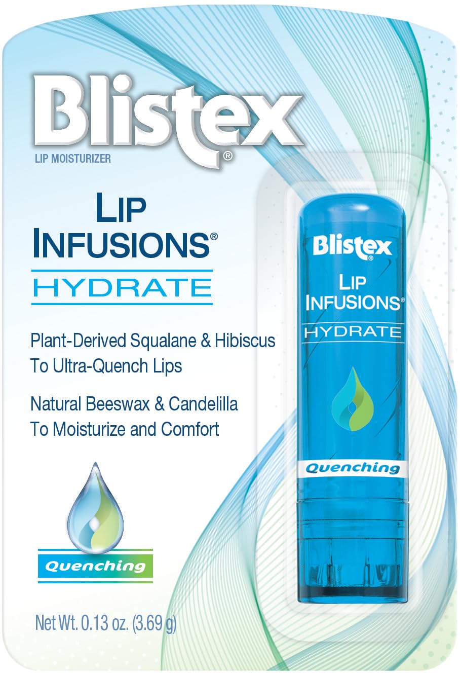 Blistex Infusiones para Labios Hidratantes en envase, bálsamo para uso diario.