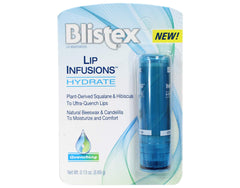 Textura cremosa de Blistex para hidratación rápida de labios.