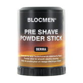 Blocmen Derma barra de polvo preafeitado en la caja para uso suave de la piel