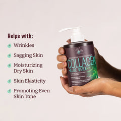 BLOOM loción corporal con aloe vera y vitamina E para hidratación profunda